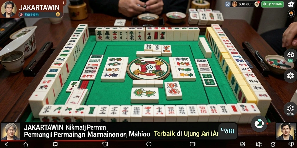 Tampilan permainan Mahjong dalam JAKARTAWIN yang menarik dan interaktif.