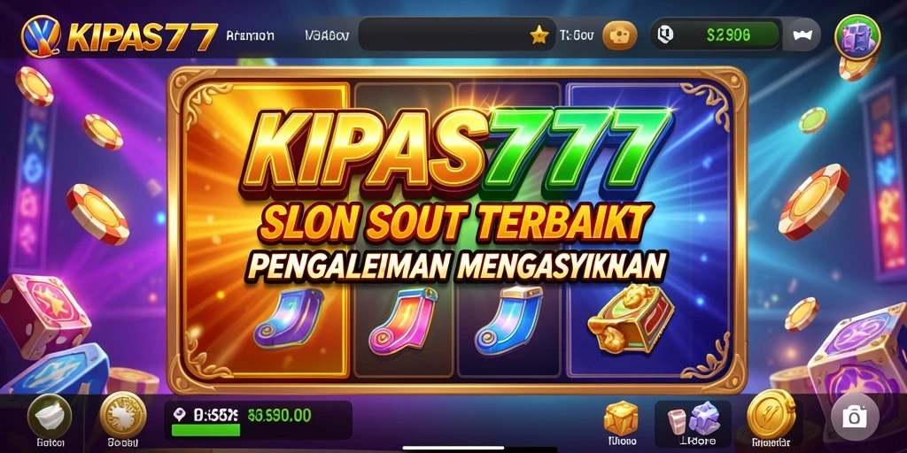 Tampilan layar permainan Slot KIPAS777 yang seru dan interaktif.