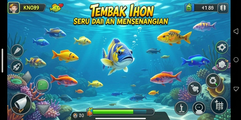 Gameplay menarik dari KNO89 saat menembak ikan.