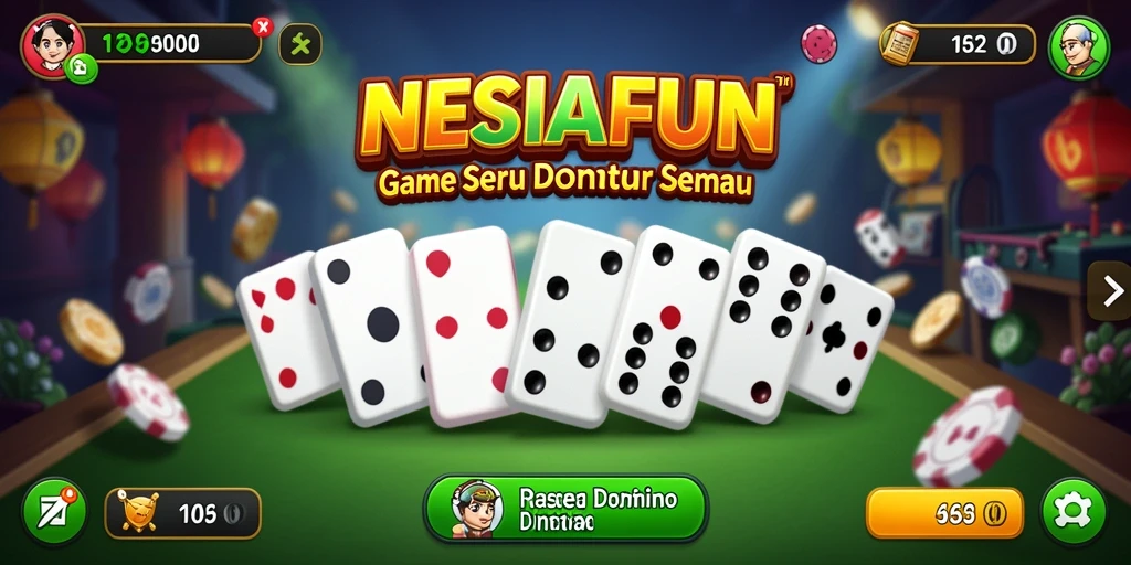 Tampilan gameplay NESIAFUN yang seru dan interaktif.