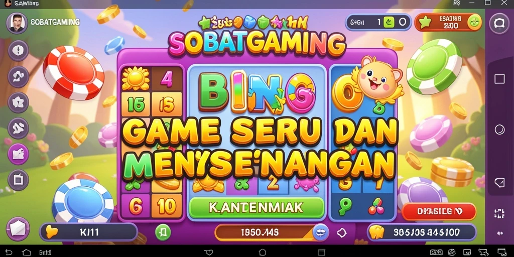 Tampilan seru gameplay Bingo di SOBATGAMING
