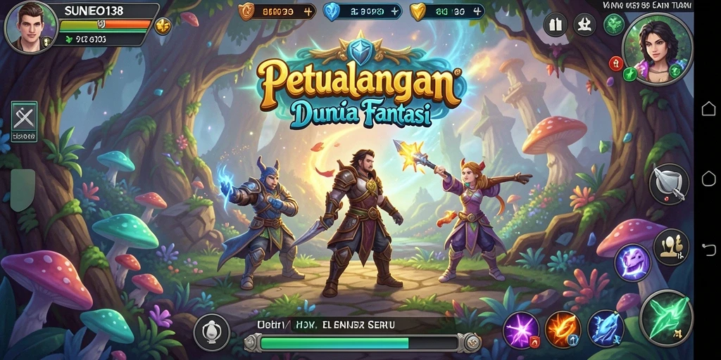 Screenshot HUD SUNEO138 menampilkan aksi petualangan yang mengasyikkan.