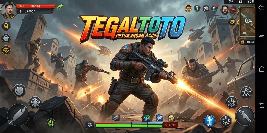 Tampilan gameplay menegangkan dari TEGALTOTO dengan aksi yang mendebarkan.