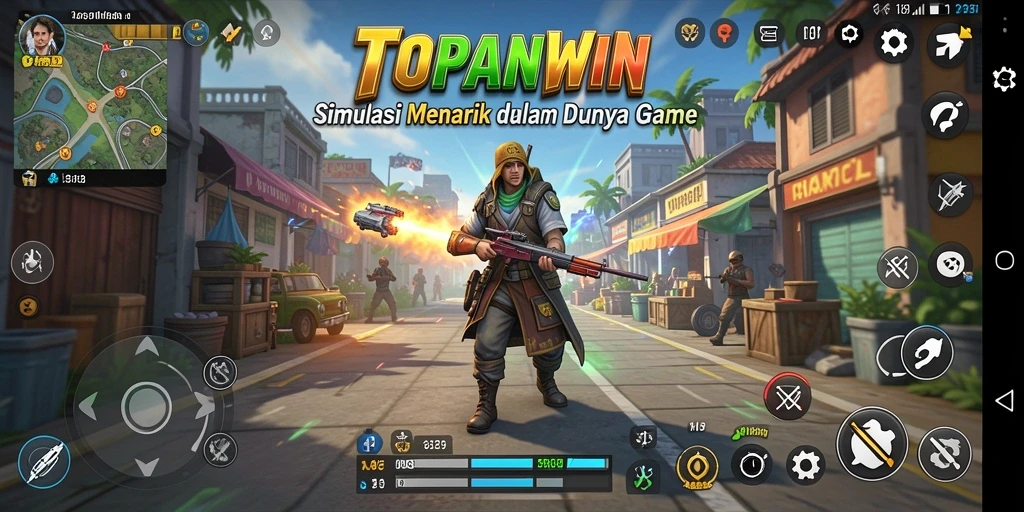 Tampilan gameplay TOPANWIN yang dinamis dan menarik.
